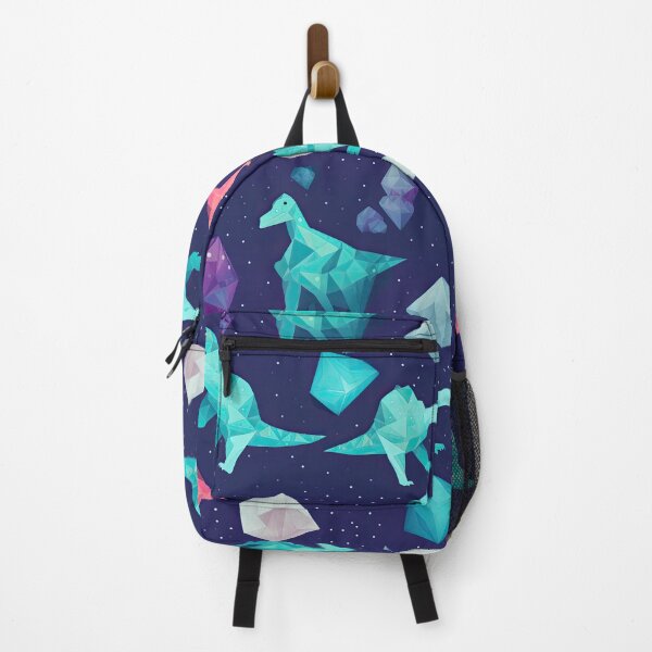 Item preview, Prehistoric Cosmos: Origami Dinosaurs & Polka-Dotted Galaxy Pattern designed and sold by arbaxas.