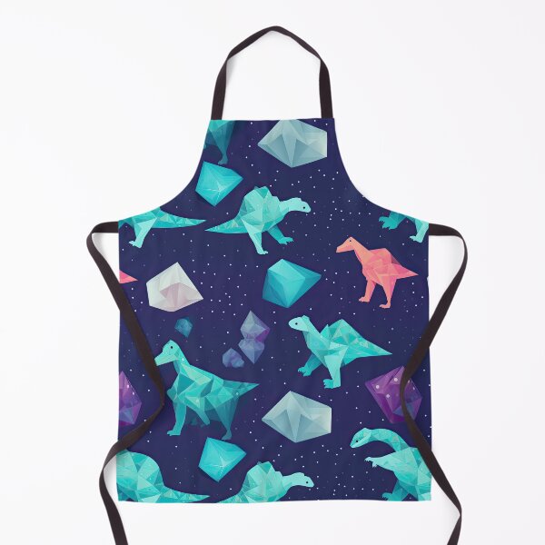 Artikelvorschau, Prehistoric Cosmos: Origami Dinosaurs & Polka-Dotted Galaxy Pattern entworfen und verkauft von arbaxas.