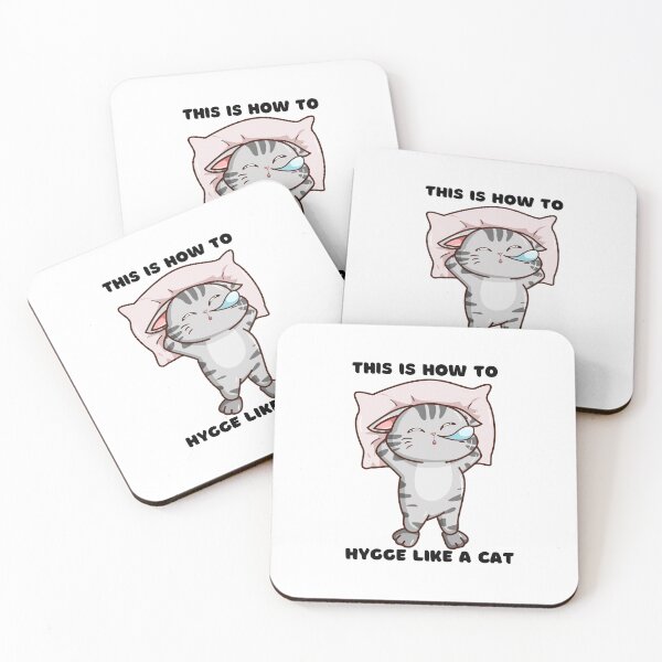 Item preview, Funny How to Hygge like a Cat designed and sold by CreationExpress.