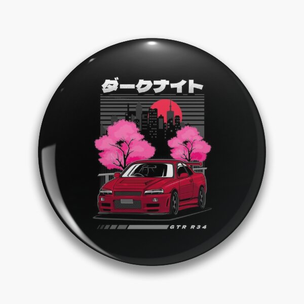 Aperçu de l'œuvre GTR ligne d'horizon r34 créée et vendue par BulleAMShop.