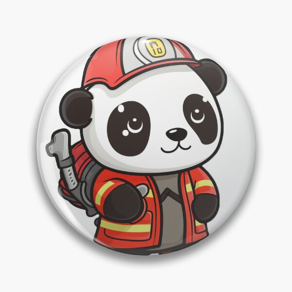 Item preview, Panda Firefighter designed and sold by frogg136.