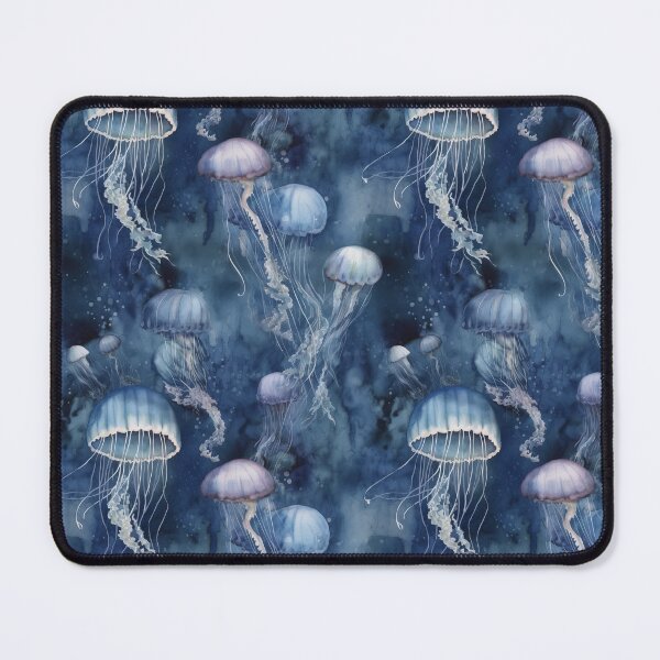 Item preview, Ethereal Jellyfish in a Sea of Blue designed and sold by Richard-Y.