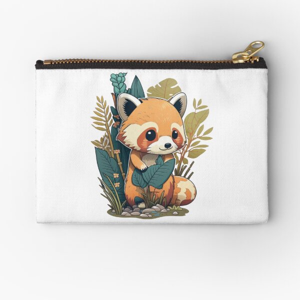 Item preview, A cute little red panda in the forest designed and sold by StickerChaos.