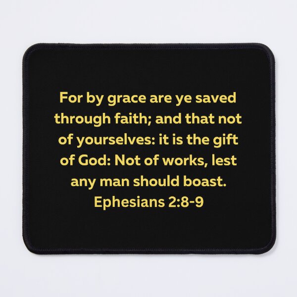 Item preview, Bible Verse Ephesians 2:8-9 designed and sold by Prayingwarrior.