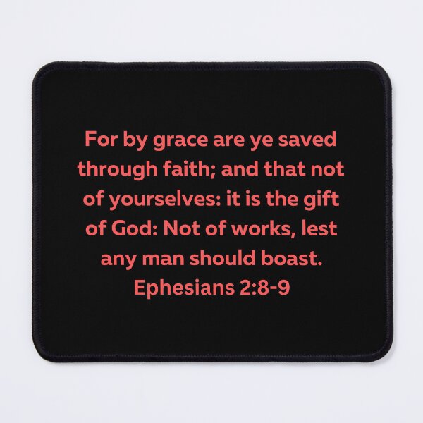 Item preview, Bible Verse Ephesians 2:8-9 designed and sold by Prayingwarrior.