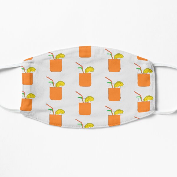 Fresh Orange Juice Flat Mask