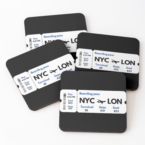 Item preview, Plane Ticket Boarding Pass designed and sold by muchhappier.