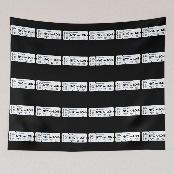 Item preview, Plane Ticket Boarding Pass designed and sold by muchhappier.