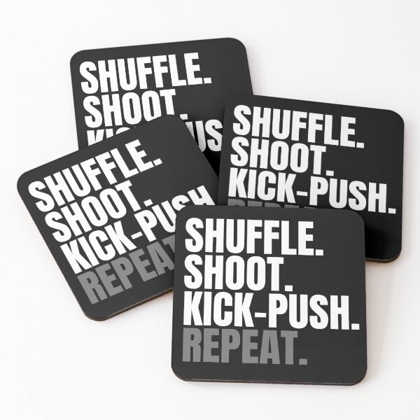 Item preview, Shuffle Shoot Kick-Push Repeat - Muay Thai, Kickboxing, MMA, Combat Sports, Self Defense Class designed and sold by zptees.