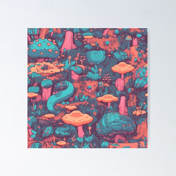 Item preview, Techno Treats: Robotic Wildlife & Candy Landscapes Pattern designed and sold by arbaxas.