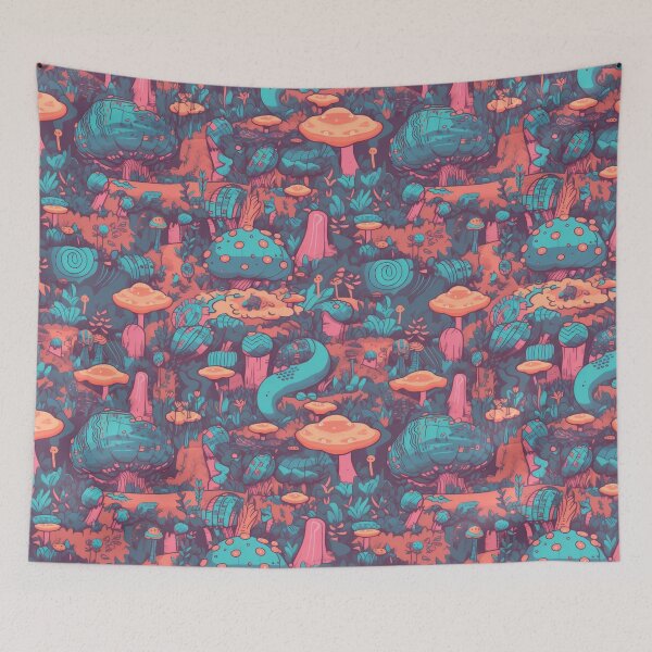Item preview, Techno Treats: Robotic Wildlife & Candy Landscapes Pattern designed and sold by arbaxas.