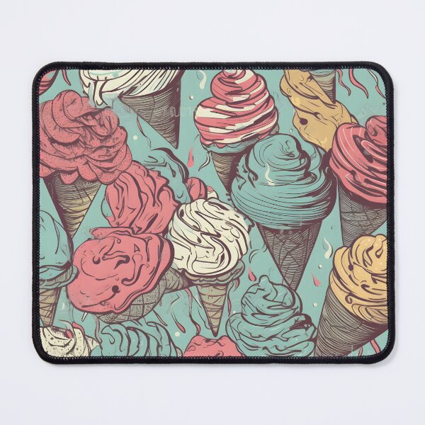 Item preview, Ice Cream Cones Pattern designed and sold by candlewithhare.