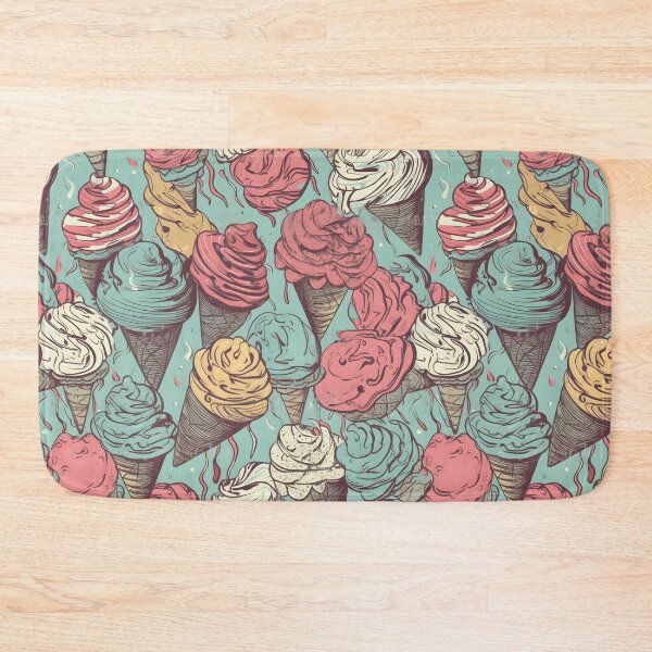 Item preview, Ice Cream Cones Pattern designed and sold by candlewithhare.