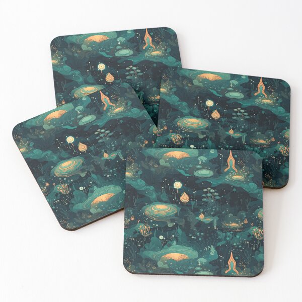 Item preview, Enchanted Waters: Mystic Springs & Geysers Pattern designed and sold by arbaxas.