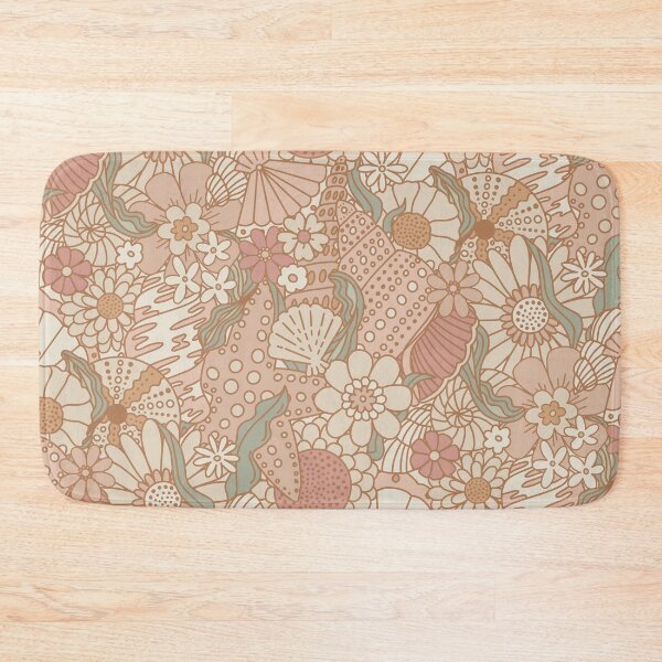 Item preview, Ocean Garden - Dusty Rose designed and sold by latheandquill.