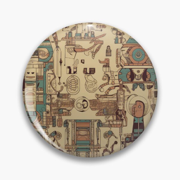 Artikelvorschau, Timeless Treasures: Ancient Artifacts & Futuristic Gadgets Pattern entworfen und verkauft von arbaxas.