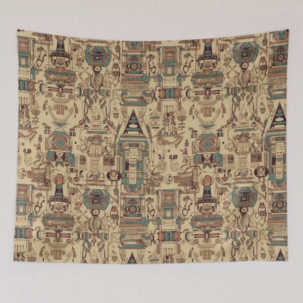 Item preview, Timeless Treasures: Ancient Artifacts & Futuristic Gadgets Pattern designed and sold by arbaxas.