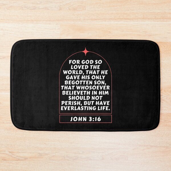 Item preview, Bible Verse John 3:16 designed and sold by Prayingwarrior.