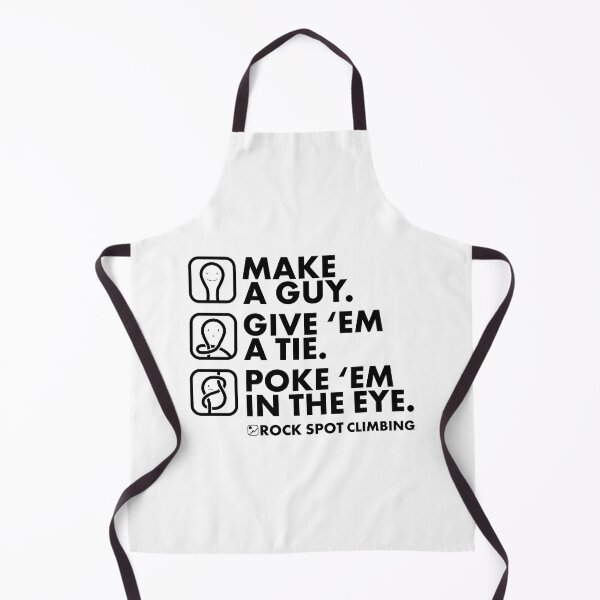 Item preview, Figure 8 Knot: guy - black text designed and sold by Rock Spot Climbing.