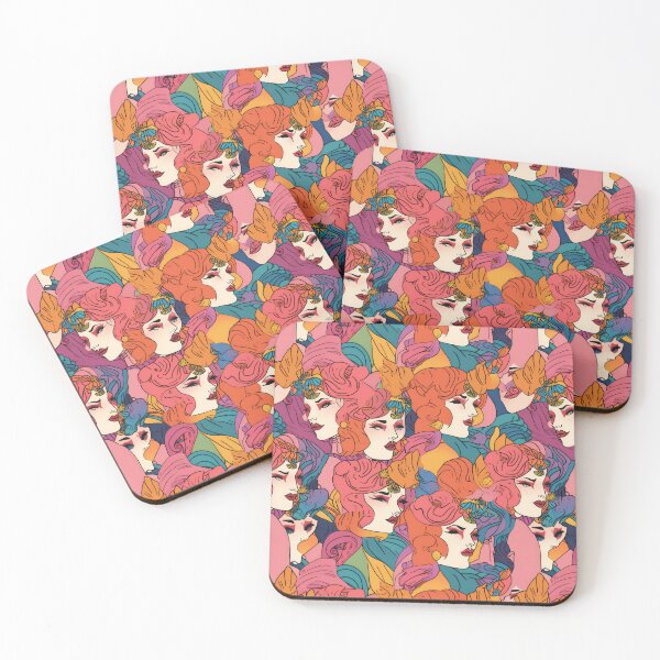 Item preview, Fabulous Parade: Drag Queens in Vibrant Repeating Pattern designed and sold by arbaxas.
