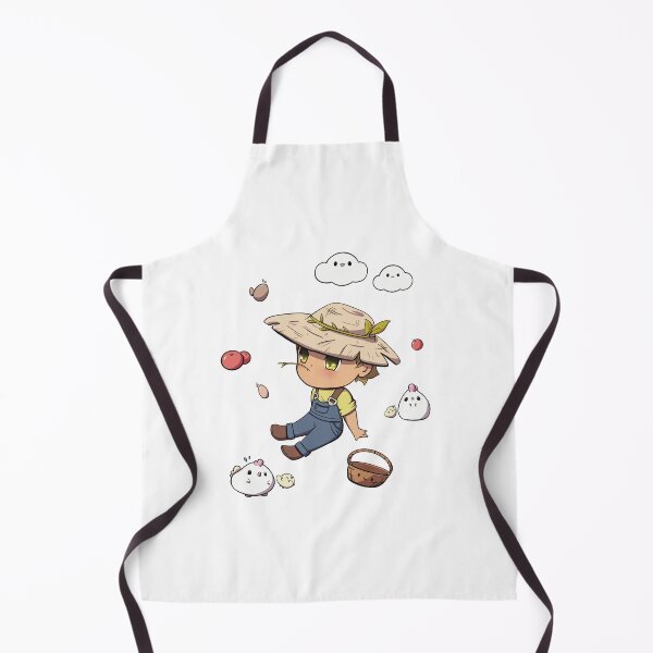Item preview, Cute farmer boy with chickens designed and sold by Swabbykawaii.