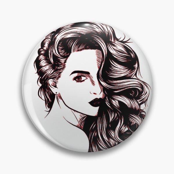 Item preview, Girl with curly hear designed and sold by desssigner.