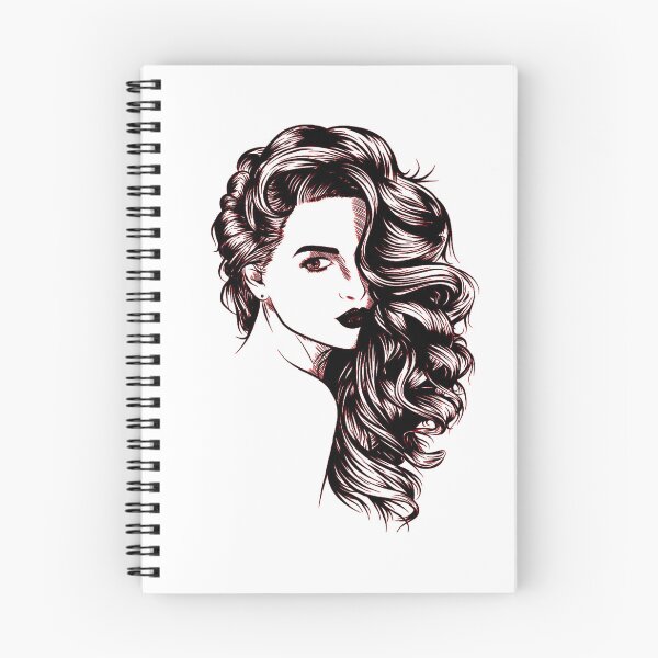 Item preview, Girl with curly hear designed and sold by desssigner.