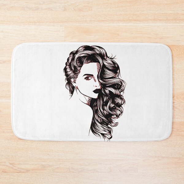 Item preview, Girl with curly hear designed and sold by desssigner.