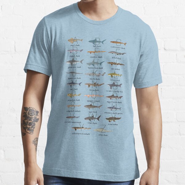 Sharks Alphabet Shirt Essential T-Shirt