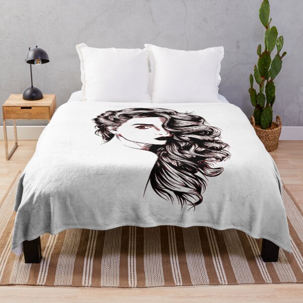 Item preview, Girl with curly hear designed and sold by desssigner.
