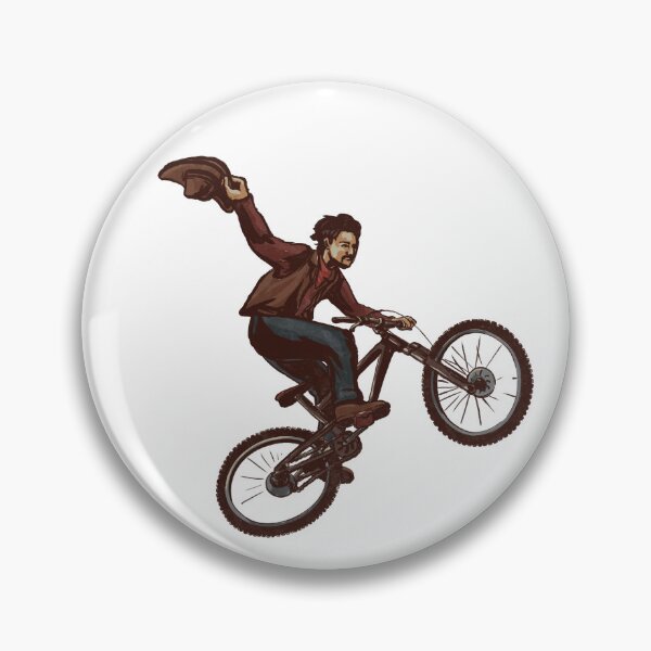 Aperçu de l'œuvre Cow-boy de vélo de montagne créée et vendue par CleverILY.