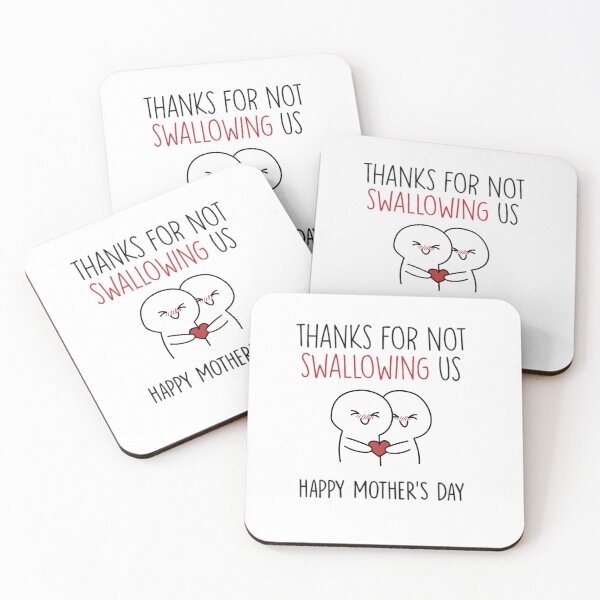 Item preview, Thanks For Not Swallowing Us - Happy Mother's Day - fathers day designed and sold by sandra-merch.