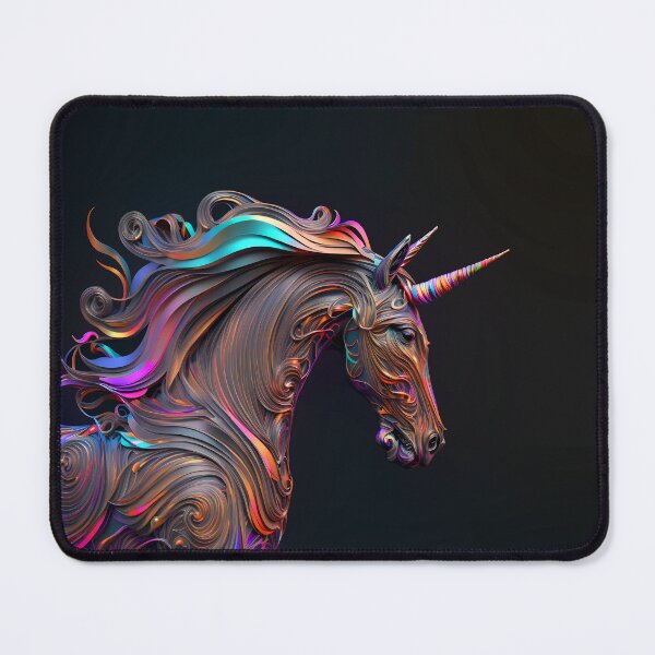 Item preview, Ornamental Unicorn - Metallic Patina designed and sold by Serene FireflyCreations.