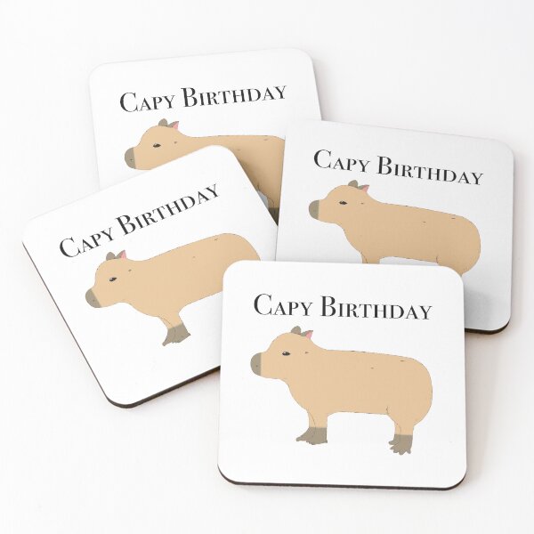 Item preview, Capy Birthday! designed and sold by peachesandfizz.