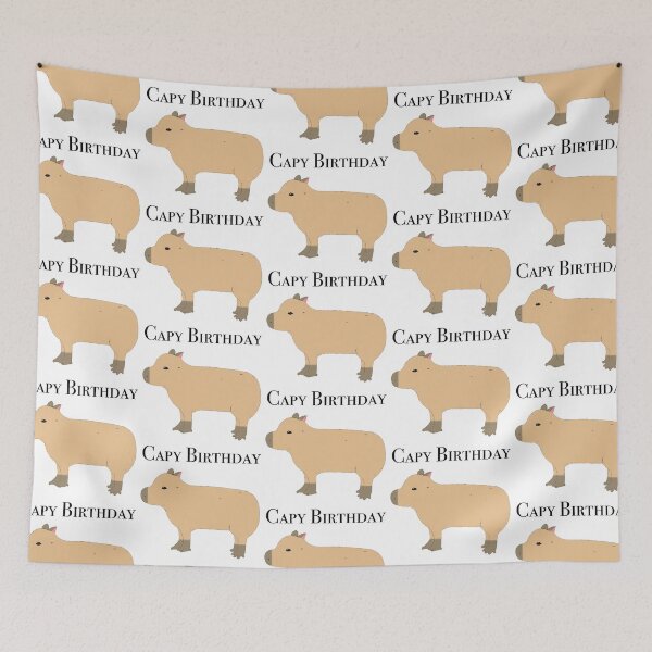 Item preview, Capy Birthday! designed and sold by peachesandfizz.