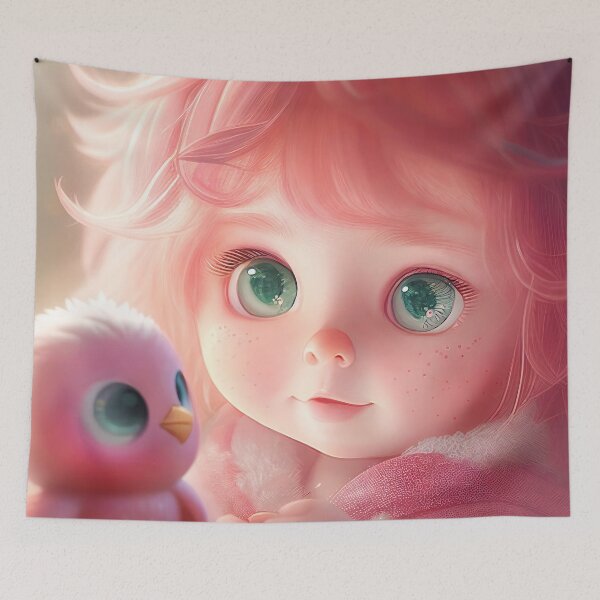 Item preview, Pink bird love designed and sold by Akinalou.