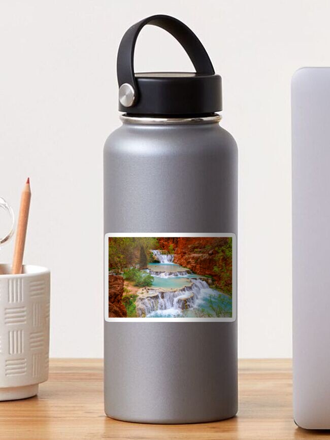 Thumbnail 1 of 3, Sticker, Beaver Falls Cascades designed and sold by czechrades.
