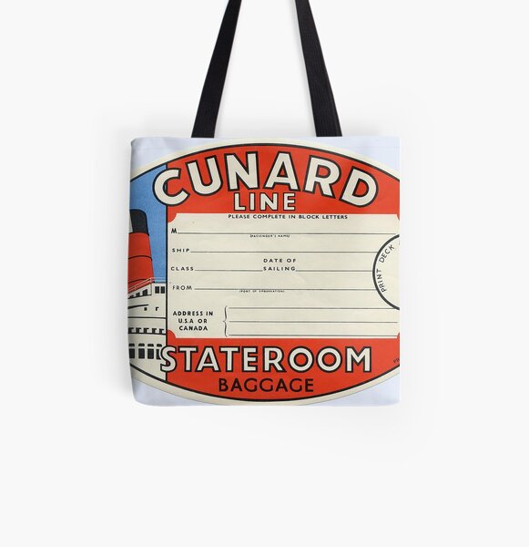 cunard luggage tags