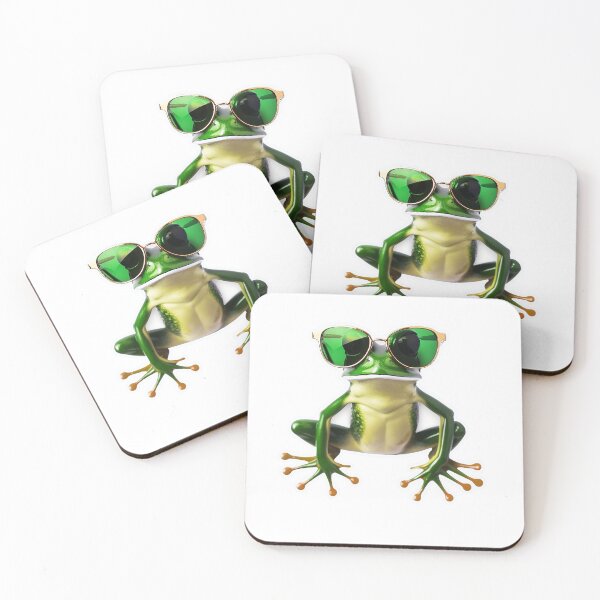Item preview, Frog with sunglasses designed and sold by FreakyMouse976.