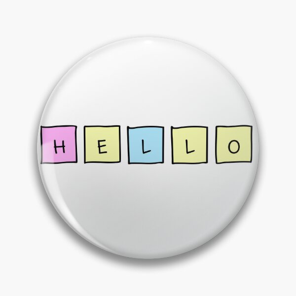 Item preview, Hello Post it Notes designed and sold by Lil-Bit-Batty.