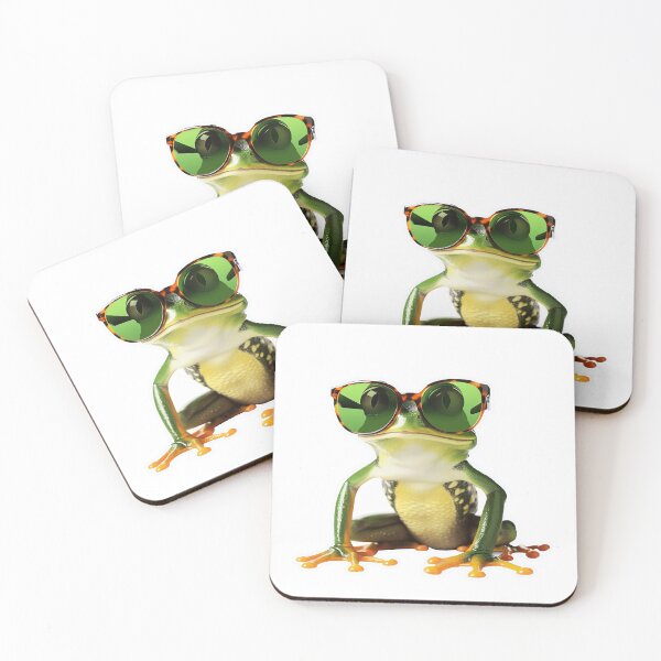 Item preview, Frog with sunglasses designed and sold by FreakyMouse976.