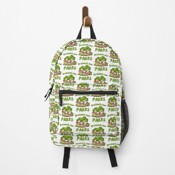 Item preview, Protect Our Parks - Joyful Friends BBQ & Picnic Scene in a Lush Green Park designed and sold by ElLocoMus.