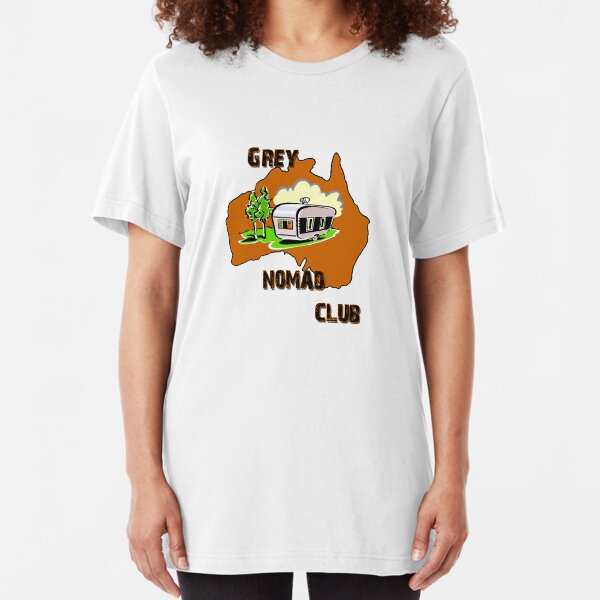 Grey Nomad Club Slim Fit T-Shirt