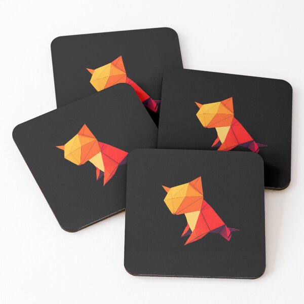 Item preview, Geometric cute Cat abstract and colorful origami style designed and sold by Teescount.