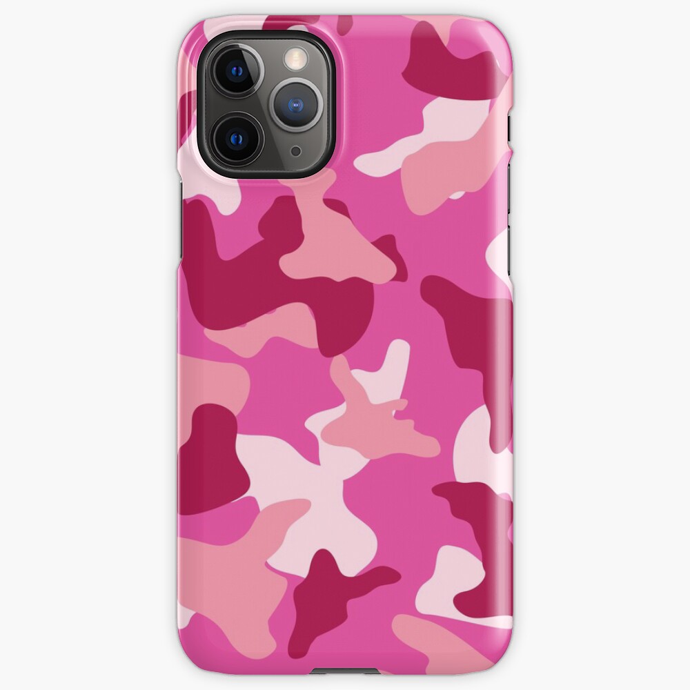 "Pink camo camouflage army pattern" iPhone Case & Cover by PRODUCTPICS