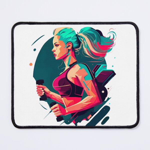 Item preview, Fitness girl designed and sold by nemfisart.