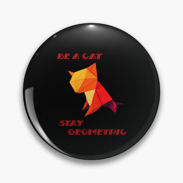 Item preview, Geometric cute Cat abstract and colorful origami style designed and sold by Teescount.
