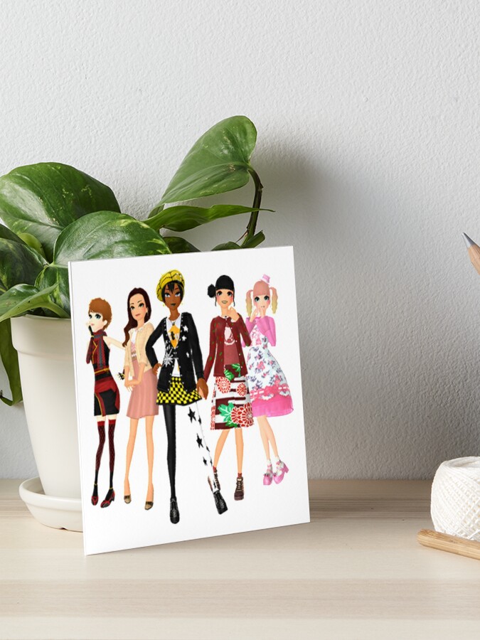 Style Savvy Fashion Forward girls bold Art Board Print for Sale by dubukat