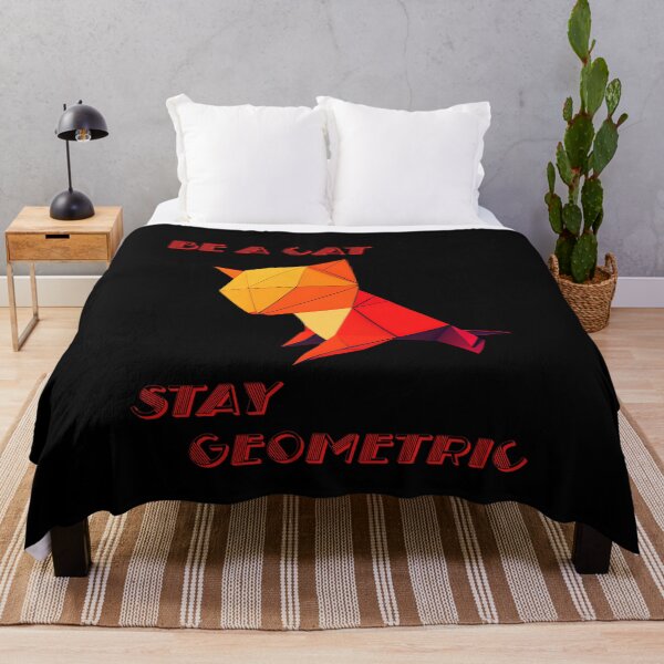 Item preview, Geometric cute Cat abstract and colorful origami style designed and sold by Teescount.