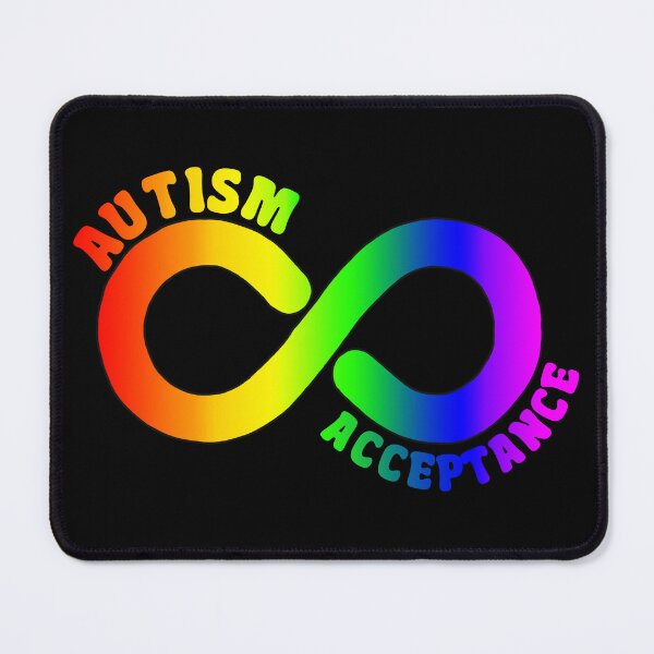Item preview, Autism Acceptance With Rainbow Infinity Symbol designed and sold by Luan Huynh.